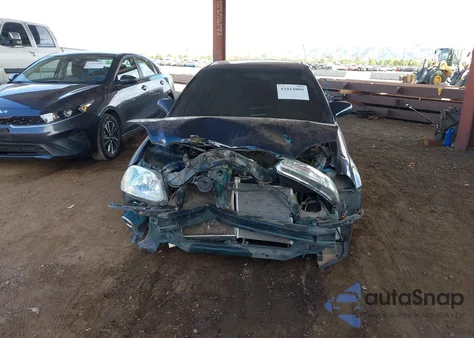 1997 Honda Civic Ex z USA, uszkodzony, nr VIN 2HGEJ8647VH587992